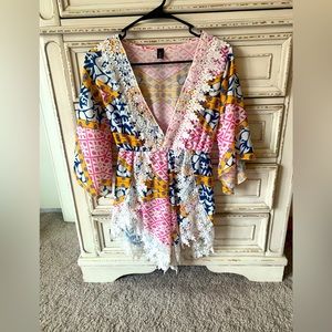 Romper or beach cover up